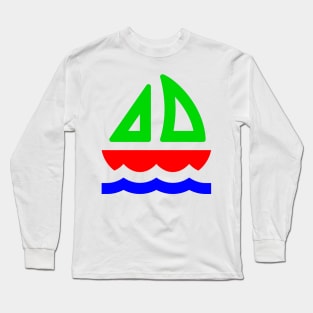 Sailing Boat for Yacht Sailors Long Sleeve T-Shirt